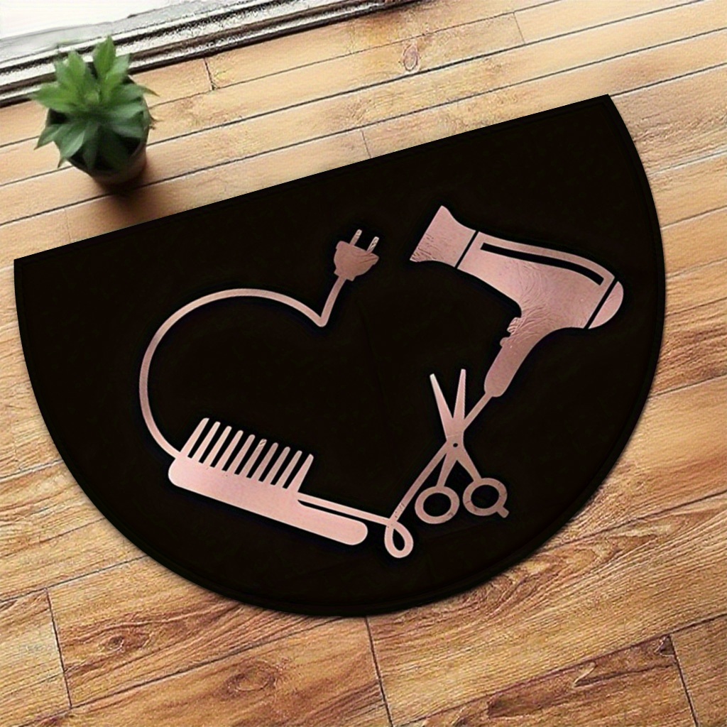 Hair Care Homemade - Haircare Symbol Doormat Minimalist Line Art