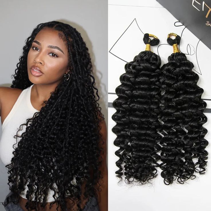 Hair Care Color - Crochet Human Hair Lightweight Knotless Feather