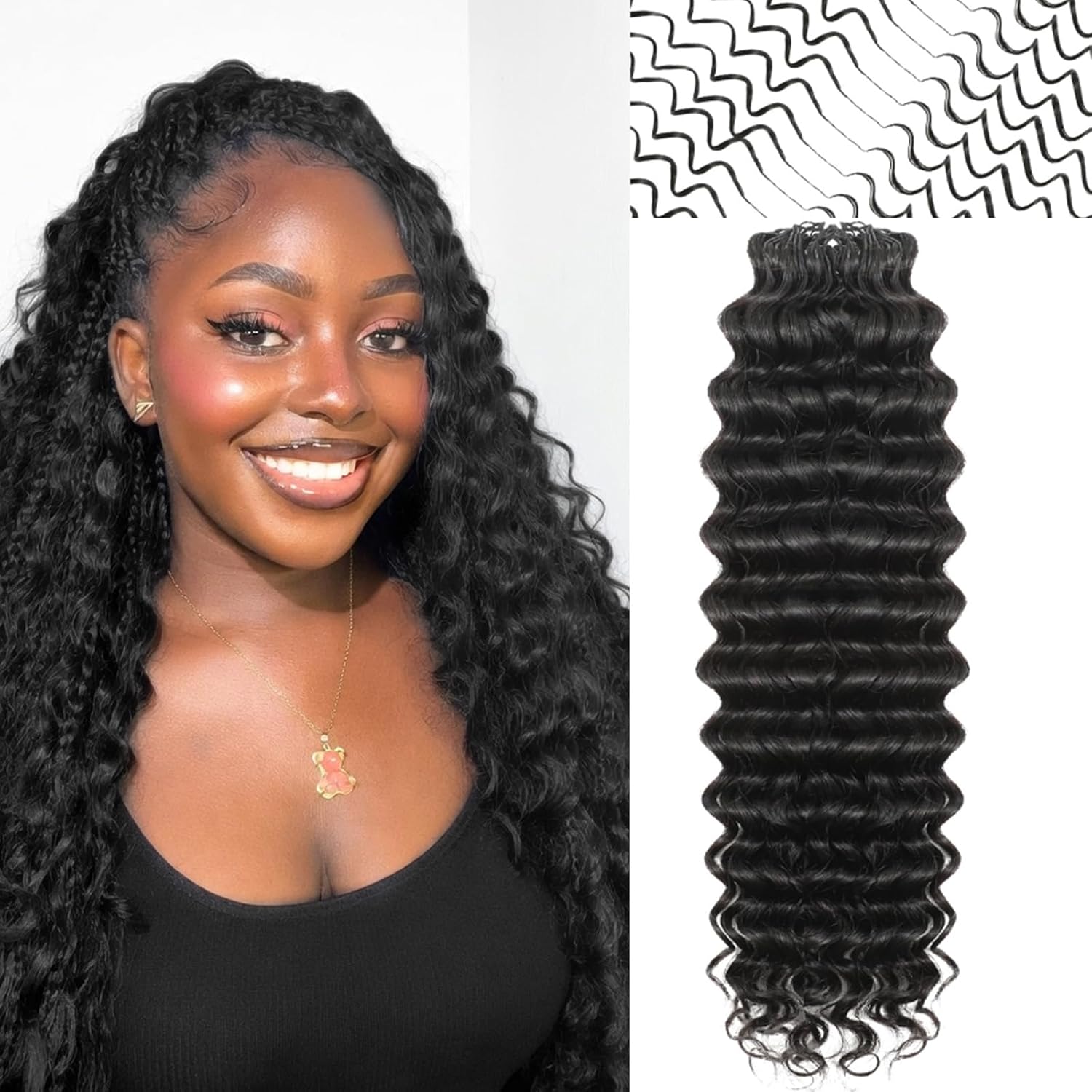 Hair Care Color - 12A Knotless Pre Separated Deep Wave