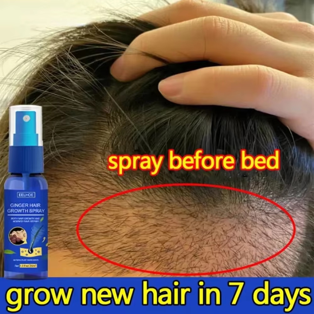 Hair Care Natural - Fast Ginger Hair Growth Spray Roots