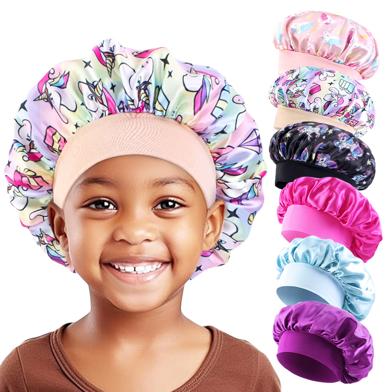 6PCS/LOT Children Bonnet Cute  - Hair Care For 5 Year Old Girl ulasan dan harga