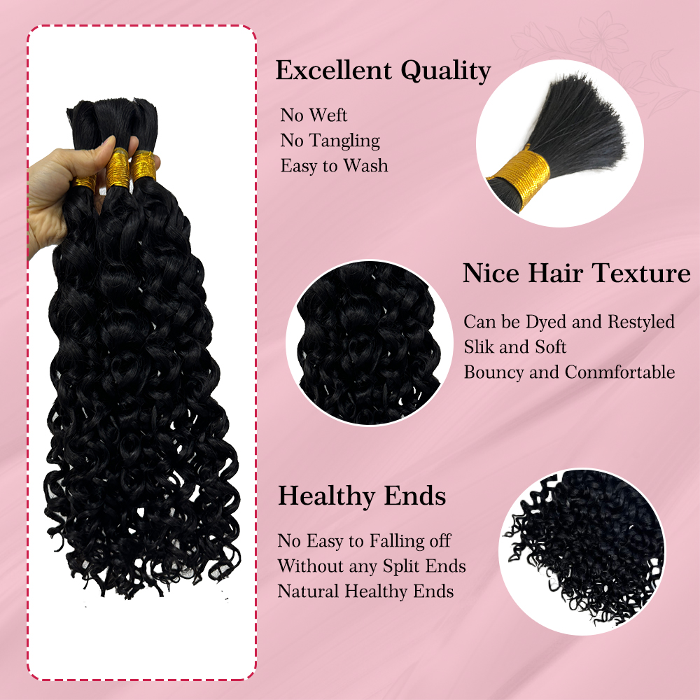 Ali Queen Hair Water Wave Bulk - Hair Care Color ulasan dan harga