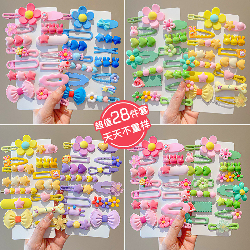 14-8Pcs/Set Candy Color Cartoo - Hair Care Color ulasan dan harga
