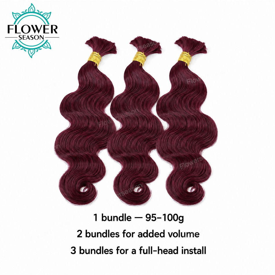 Bulk Human Hair For Braiding B - Hair Care Color ulasan dan harga