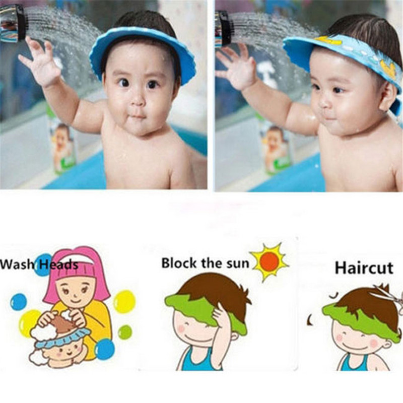 Adjustable Baby Shower Hat Tod - Hair Care Baby ulasan dan harga