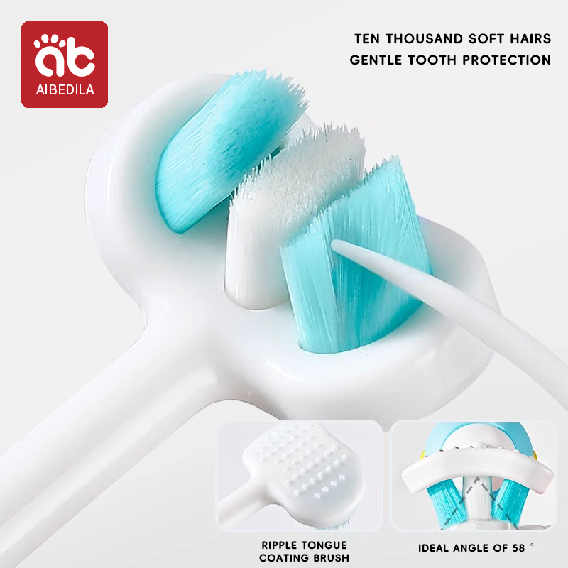 3D Stereo Three-Sided Toothbru - Hair Care Baby ulasan dan harga