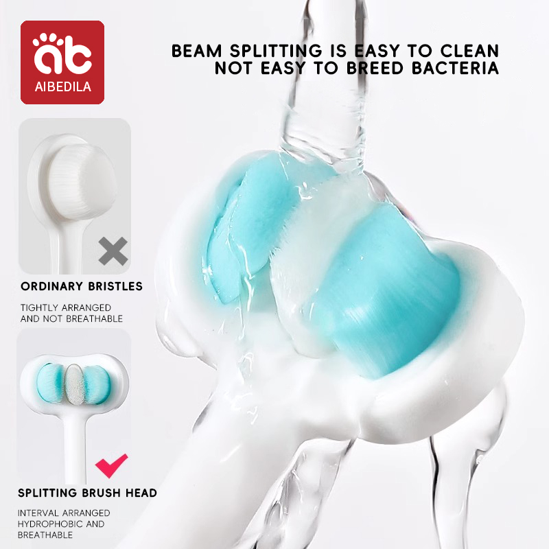 3D Stereo Three-Sided Toothbru - Hair Care Baby ulasan dan harga