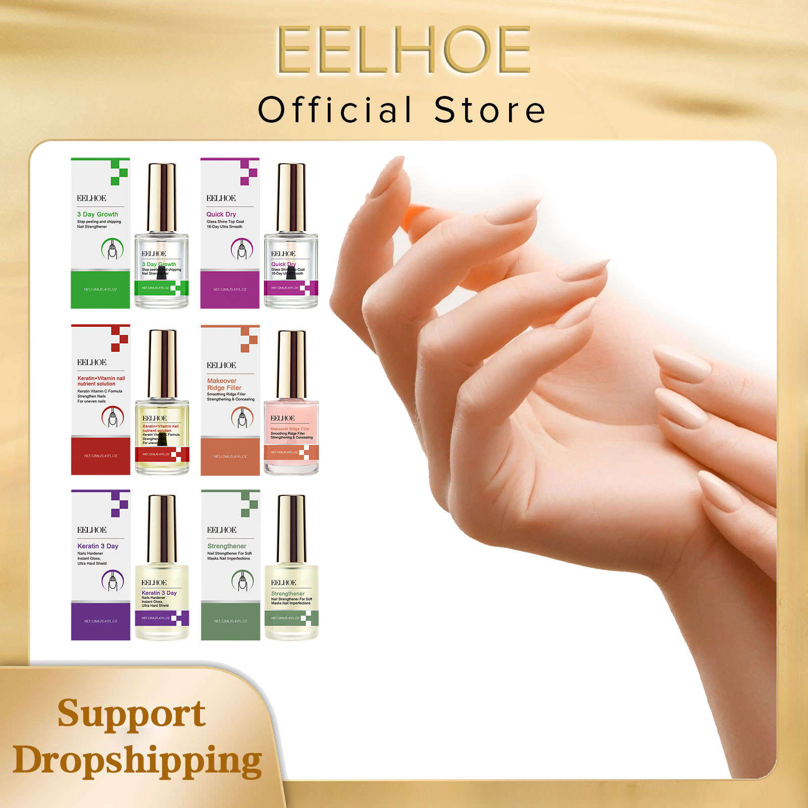 EELHOE 3 Days Keratin Nail Rep - Keratin Treatment Set ulasan dan harga