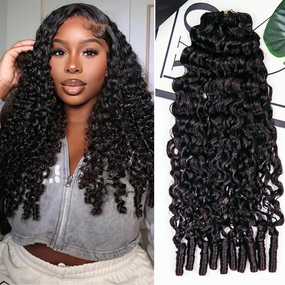 Burmese Curly Feather Crochet  - Hair Care Color ulasan dan harga