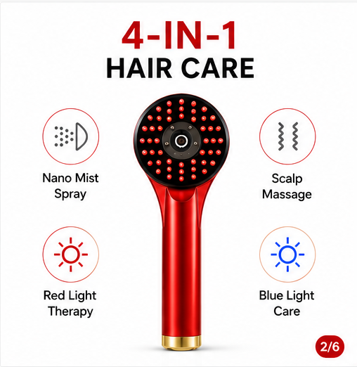 4-in-1 Electric Scalp Massager - Hair Care Homemade ulasan dan harga