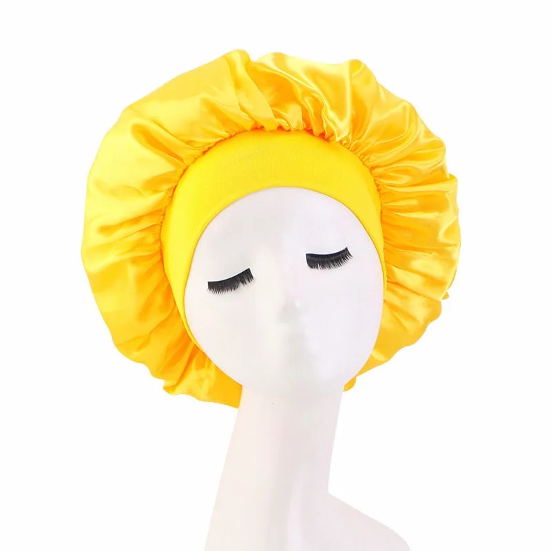 Solid Color Satin Nightcap Wom - Hair Care Color ulasan dan harga
