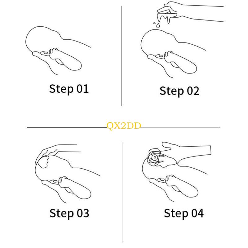 QX2D Baby Silicone Shampoo Bru - Hair Care Baby ulasan dan harga