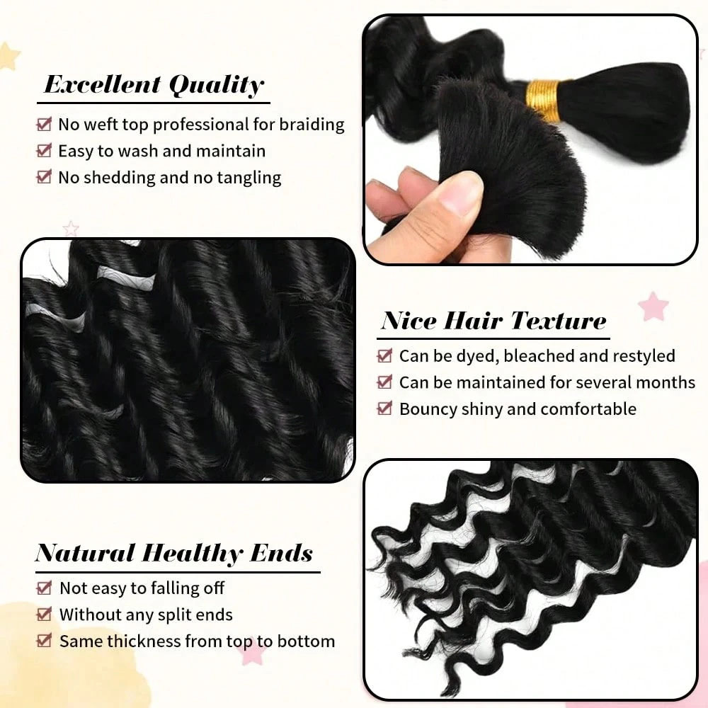 28 Inch Human Braiding Hair Fo - Hair Care Color ulasan dan harga