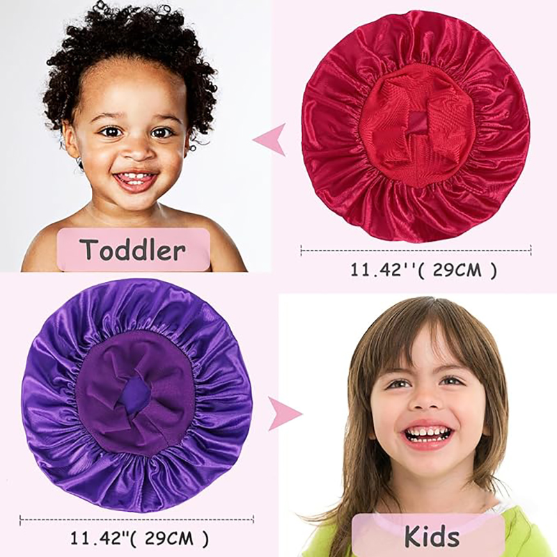Kids Printing Stain Bonnet Nig - Hair Care For 5 Year Old Girl ulasan dan harga