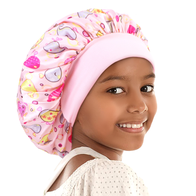 Kids Printing Stain Bonnet Nig - Hair Care For 5 Year Old Girl ulasan dan harga